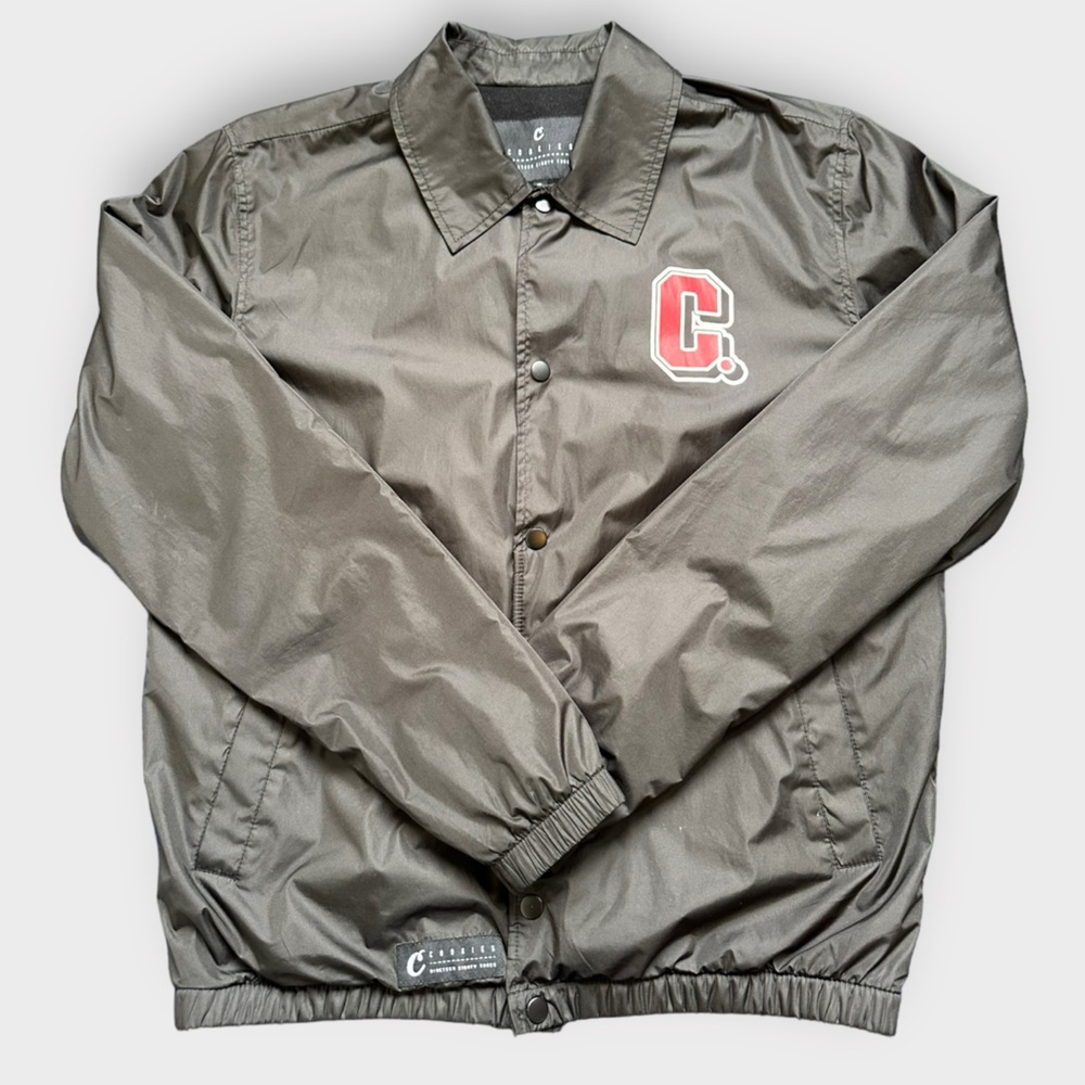 Cookies black coaches jacket, men’s small